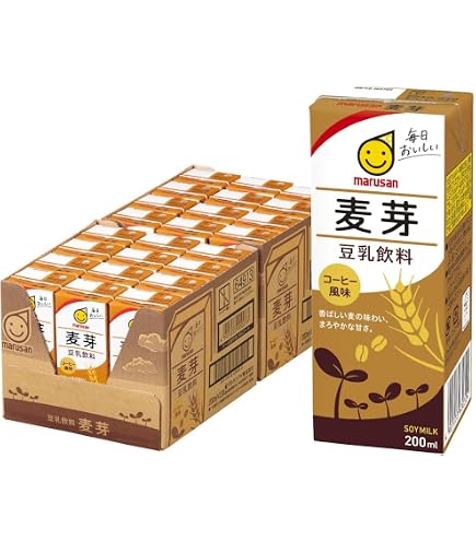 マルサン 豆乳飲料抹茶 200ml×24本 おいしい毎日