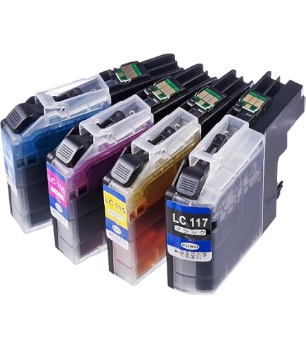 Amazon.co.jp: 互換 インクカートリッジ LC117/115-4PK 大容量