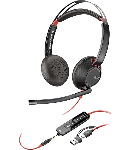 Amazon.co.jp: 【Amazon.co.jp限定】Poly 有線ヘッドセット Blackwire