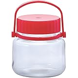 アデリア 梅酒瓶 保存容器 保存瓶 低型果実酒貯蔵びん プチゾウくん 1L [果実酒瓶/ガラス瓶/梅瓶] 日本製 787