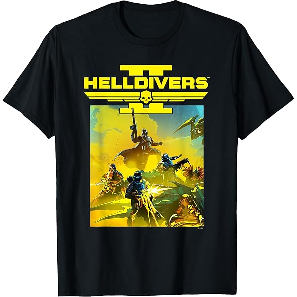 【新品未開封品】　ゲームソフト　ヘルダイバー2 限定Tシャツ Amazon | Helldivers 2 Sony PlayStation Video Game Taste Of
