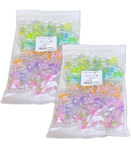 Amazon.co.jp: 金平糖 花こんぺいとう コンペイトウ 4g ×50袋セット