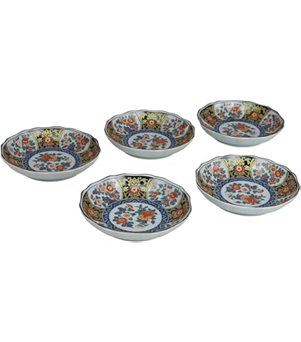 Amazon | 古伊万里 隅切 角皿 白磁陽刻 麒麟蝙蝠 5客 江戸 共箱