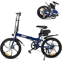 Amazon | RIOKO電動アシスト自転車 折りたたみ トルクセンサー