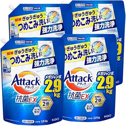 Amazon | 花王(Kao) アタック抗菌EX 詰替 超特大 2120g | 花王(Kao
