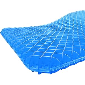 【2020最新改良版ゲルクッション、日本発のゲル技術を採用】座布団 ゲルクッション 二重設計 無重力クッション 高反発…