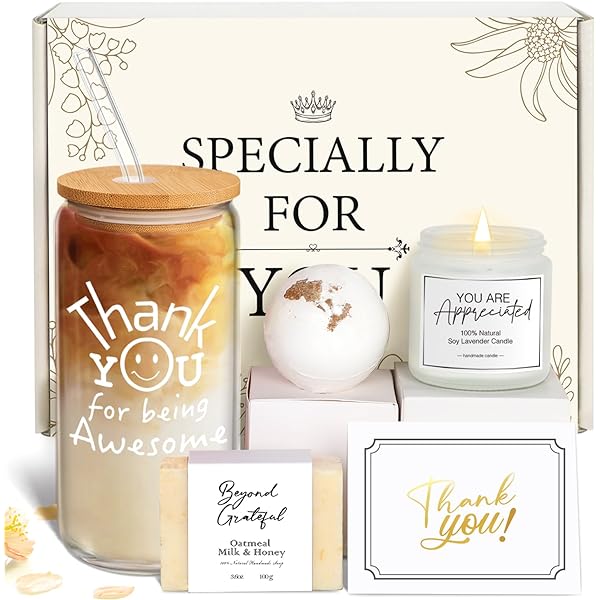 IAOVUEBY Geschenkset Für Oma Mimi – Inkl. Tragetasche, Glasbecher, Make-up-Tasche, Duftkerze, Socken & Mehr