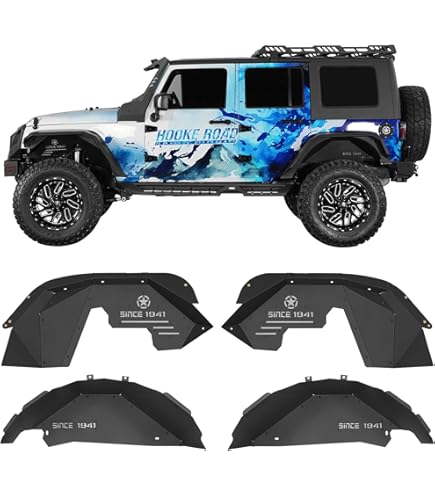 Amazon | KBD ボディキット Jeep Wrangler 2007-2018 4個 フロント