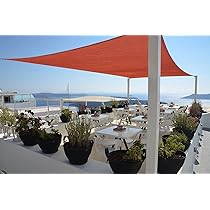Amazon.co.jp: SEASONS 日除けシェード 2×3m レンガ色 UVカット