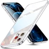 ESR iPhone12Pro Max 用 ケース 6.7インチ 透明 9H背面 tpuバンパー 薄型 黄変防止 クリア