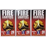 【ヒルナンデス！で紹介】 FIRE LIGHTERS 『ファイヤーライターズ』たけだバーベキューさんご愛用！ マッチ型着火剤 火起こし ファイヤースターター セット 焚き火 キャンプ アウトドア 炭 薪ストーブ 便利グッズ ライター不要 燃焼継続 2