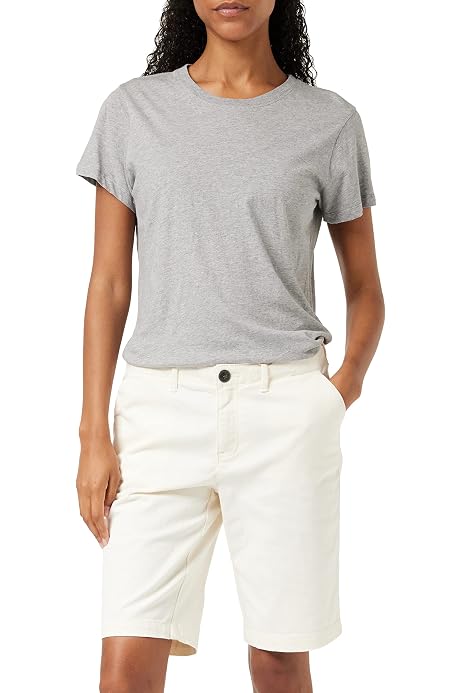 Superdry Women's Chino Hot Short, White 