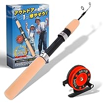 Amazon.co.jp: fogman 穴釣り ロッド 釣り竿 リール付き ワカサギ
