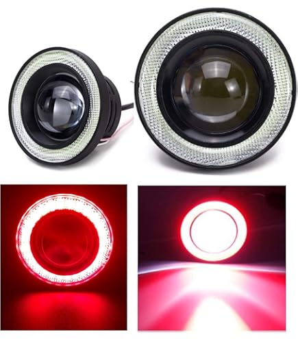 F200 フォグランプ 赤 Amazon.co.jp: Kstyle 赤 3.5 LED フォグランプ 汎用 イカリング
