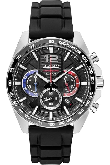 Seiko Mens Analogue Quartz Watch with Silicone Strap SSB347P1 :  Amazon.com.au: Clothing, Shoes \u0026 Accessories