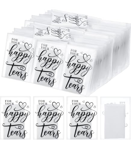 100 Bulk Wedding Tissue Packs Facial Tissues Travel Size - View #2