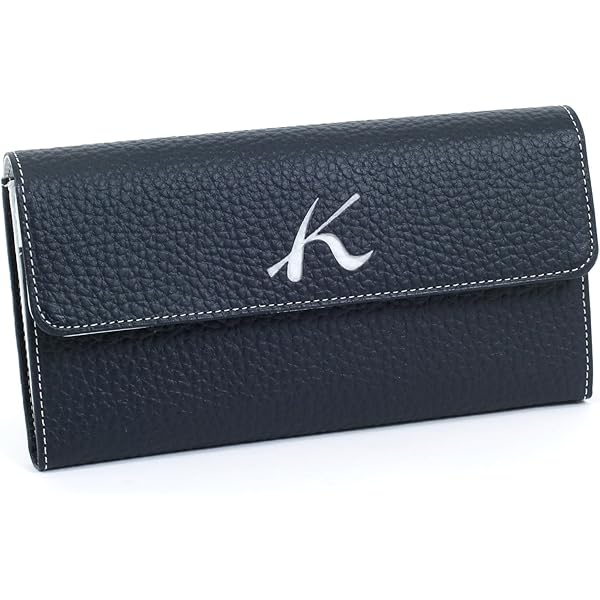 Amazon | [キタムラ] Kマークの抜き型 長財布 PH0771 ダークブルー 