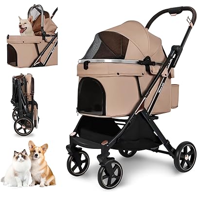 Amazon.co.jp: Totoro ball ペットカート 犬用カート 4輪 小型/中型犬