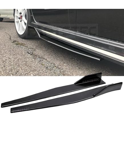 Amazon | 汎用 ABS 樹脂製 サイド カナード 86cm/未塗装 軽量 ブラック
