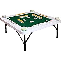 ビータ(Vita) 麻雀卓 折りたたみ式 高さ2段階調整 幅88×奥行88×高さ71cm ホワイト