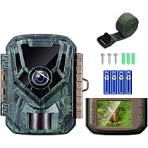Amazon.co.jp: KJK トレイルカメラ 小型 防犯カメラ 野生動物監視