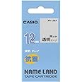 カシオ ラベルライター ネームランド 抗菌テープ 12mm XR-12BX 透明