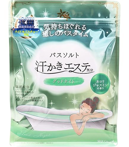 汗かきエステ　リラックスナイト　５００ｇ×12パック Amazon.co.jp: マックス 汗かきエステ気分 リラックスナイト 500g
