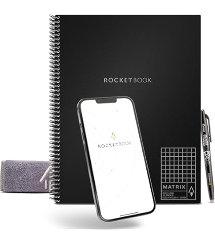 Amazon | Rocketbook Core 再利用可能スパイラルノート エグゼクティブ