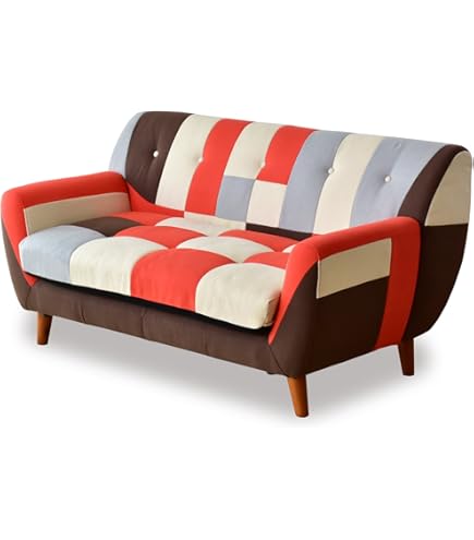 Amazon｜HALO アンチェア 一人掛け (ベルベット パッチワーク ボヘム