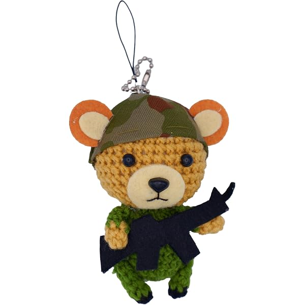 Amazon.co.jp: くまくまお 海上自衛隊 制服 ハンドメイド キーホルダー