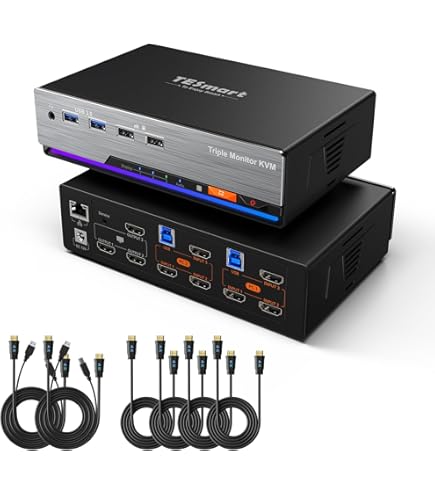 Amazon.co.jp: TESmart KVMスイッチ 16ポート HDMI | 4K 30Hz Ultra HD