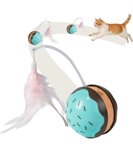 Amazon.co.jp: JYIXTN 猫おもちゃ 電動自動ねずみ 羽根と鈴付きしっぽ