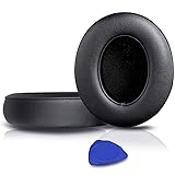 SoloWIT イヤーパッド イヤークッション 交換用 Studio 2 ＆ Studio 3 Wired/Wirelessに対応 革 ヘッドフォンに適用 遮音 メモリフォーム