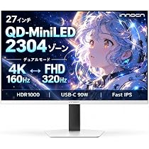 Amazon.co.jp: INNOCN QD-MiniLED 4k モニター 27インチ ゲーミング