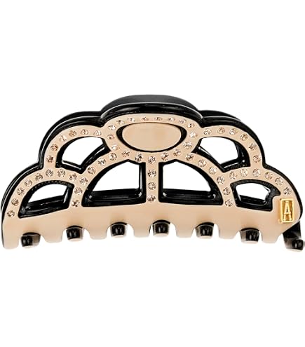 Amazon.co.jp: [アレクサンドル ドゥ パリ] ヘアクリップ ブラウン