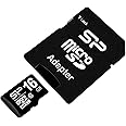 SP Silicon Power シリコンパワー microSDHCカード 16GB class10 アダプタ付 ブラック SP016GBSTH010V10SP