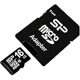 SP Silicon Power シリコンパワー microSDHCカード 16GB class10 アダプタ付 ブラック SP016GBSTH010V10SP