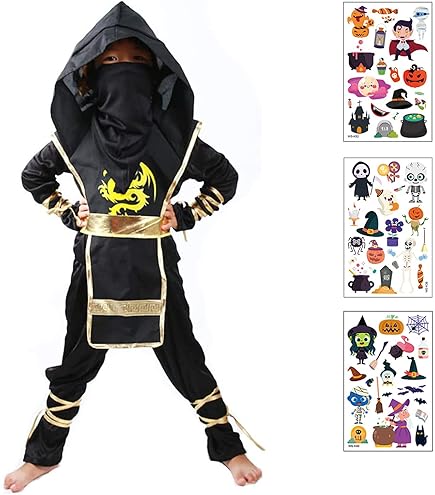 Amazon.co.jp: ハロウィン 仮装 子供 男の子 忍者 コスプレ 衣装
