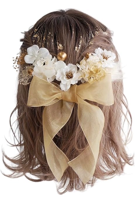 Amazon | [JZOON] 髪飾り リボン ヘアアクセサリー 成人式 振袖 着物 