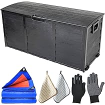 Amazon | RITAKU 倉庫 屋外 大型 収納庫 290L 幅112*奥行き49*高