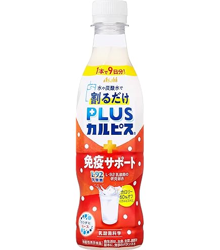 Amazon.co.jp: PLUSカルピス 睡眠・腸活ケア 370ml×24本[機能性表示