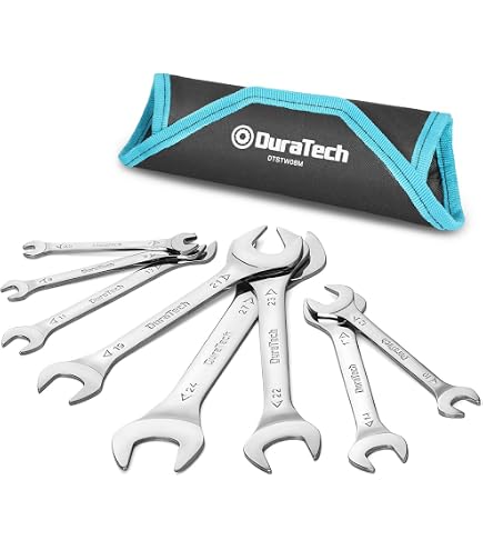 TEKTON 1-7/16 Inch Angle Head Open End Wrench – 30°/60° Angled Heads, Made In USA