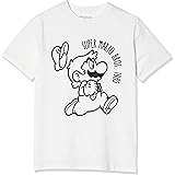 Amazon スーパーマリオ カジュアル メンズ Tシャツ カットソー 通販
