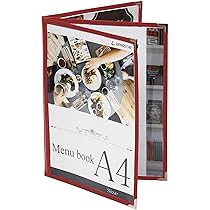 高級 メニューブック ブラック 3冊セット Amazon.co.jp: SAITOU メニューブック メニュー 洋風 高級