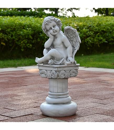 Amazon.co.jp: JAnjiaLxY エンジェル 天使 F ガーデンオーナメント