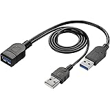 アイ・オー・データ USB電源補助ケーブル 電力供給 日本メーカー UPAC-UT07M ブラック