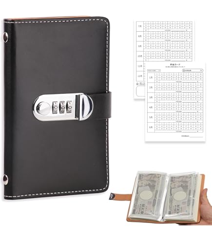 Amazon.co.jp: QiuBigUncle 貯金箱 大人用 封筒100枚 チャレンジキット