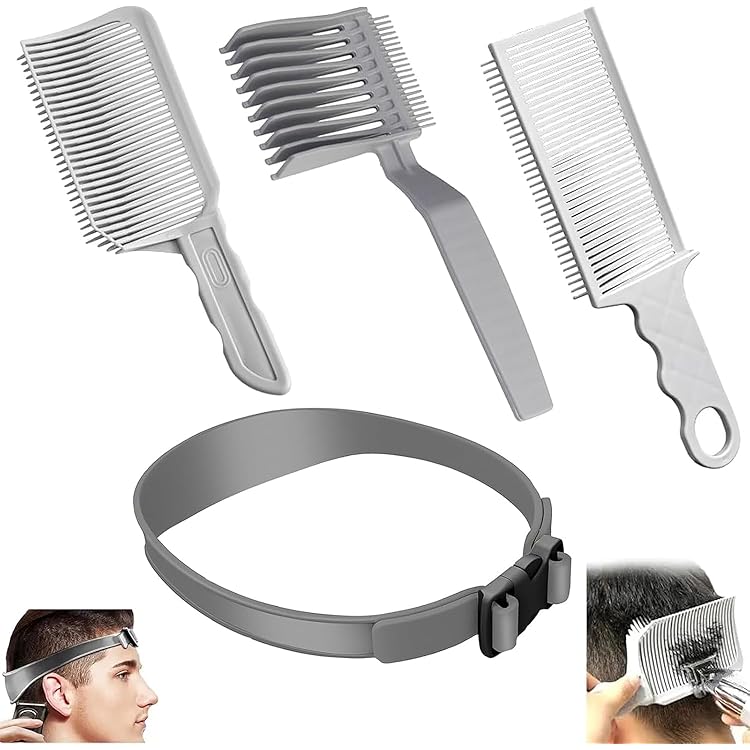 Amazon | プロの理髪師カッティングコーム 理容フェードコーム 4点