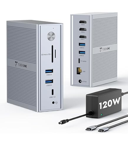 Amazon.co.jp: TobenONE DisplayLink ドッキングステーション トリプル