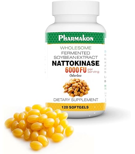 Nattokinase Supplement 4,000 FU Servings, 120 Capsules (Derived